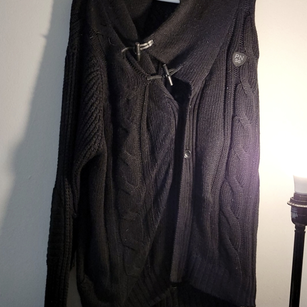 Button-up sweater
